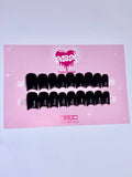 Moon Cut Solid Color Press-On Nails - Handmade for Everyday Wear
